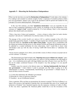 Appendix N &ndash; Dissecting the Declaration of Independence
