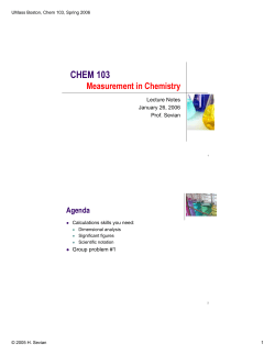 Mathematics of chemistry - significant figures