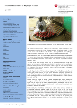 Factsheet: Sudan (2016)