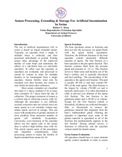 Semen Processing - Illinois LiveStock Trail