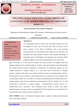 Full Text Article - European Journal of Biomedical and