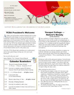 December 2015 - Yavapai College