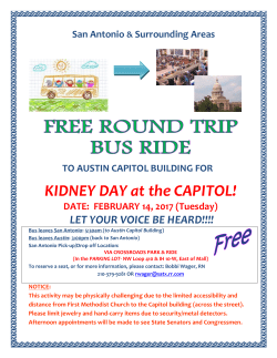 KIDNEY DAY at the CAPITOL!