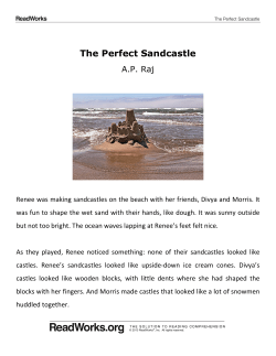 The Perfect Sandcastle