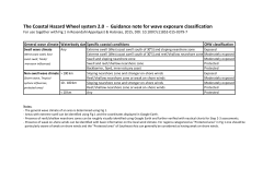 The Coastal Hazard Wheel system 2.0 - Guidance note