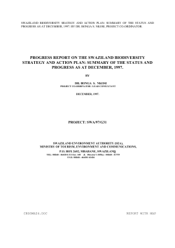 CBD First National Report
