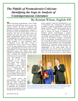 The Pitfalls of Postmodernist Criticism: Identifying the