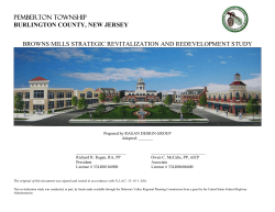 Browns Mills Revitalization and Redevelopment Study pgs 1-25
