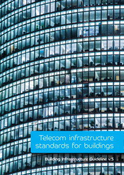 Telecom infrastructure standards for buildings