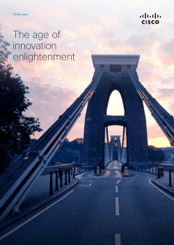 The age of innovation enlightenment