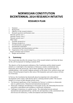 The Norwegian constitution