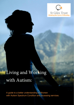 Living and Working with Autism