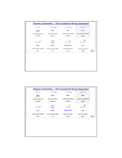 Organic Chemistry &ndash; The Functional Group Approach