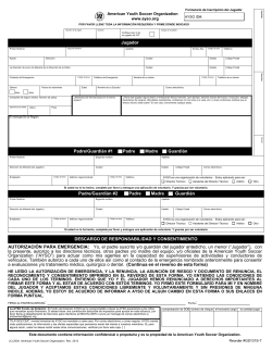 AUTORIZACI&Oacute;N PARA EMERGENCIA: Yo, el padre suscrito y/o