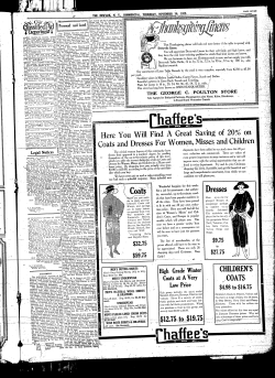 32.75 $59.75 High Grade Winter Coats at A Very $4.98 to $16.75