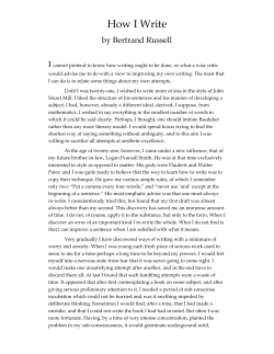 How I Write - Stephen Hicks, Ph.D.