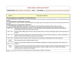 Unit 1 - State of New Jersey