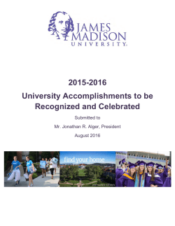 2015-16 Annual Accomplishments