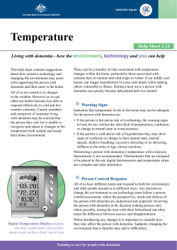 Temperature - Baptist Care