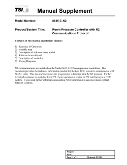 Model 8635-C-N2 Manual Supplement