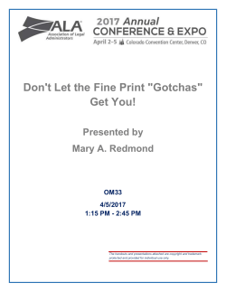 Leasing: It`s All in the Fine Print, Win or Lose