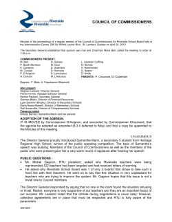 COUNCIL OF COMMISSIONERS