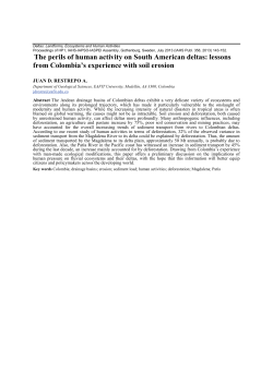 The perils of human activity on South American deltas: lessons from