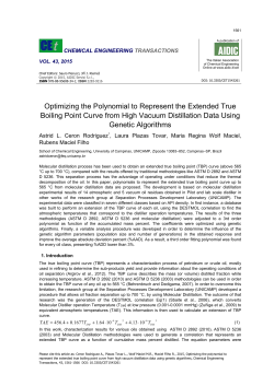 Optimizing the Polynomial to Represent the Extended True Boiling