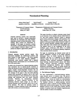 Neoclassical Planning