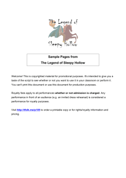 Sample Pages from The Legend of Sleepy Hollow