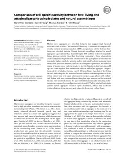 Comparison of cell-specific activity between free