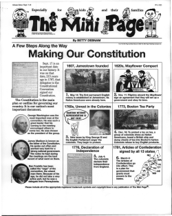 Making Our Constitution