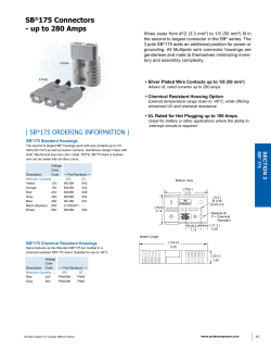 SB®175 Connectors - up to 280 Amps