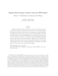 Inflation Risk Premium: Evidence from the TIPS Market
