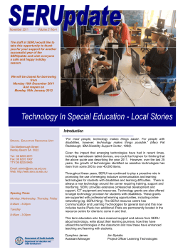 Technology In Special Education Local Stories - (pdf file)