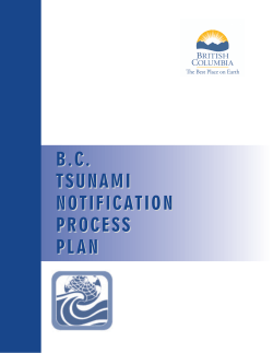 bc tsunami notification process plan