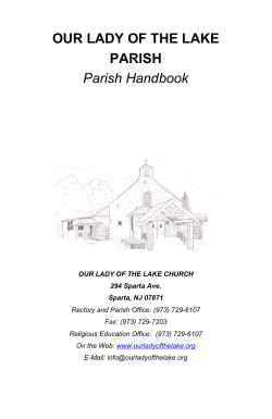 Parish Welcome - Our Lady of the Lake