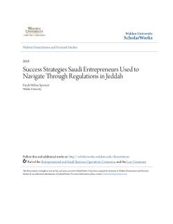 Success Strategies Saudi Entrepreneurs Used to