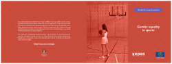 Gender equality in sports