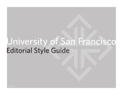 myUSF - University of San Francisco