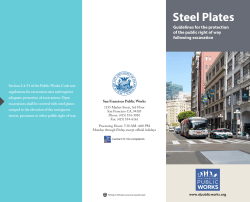 Steel Plates - San Francisco Public Works