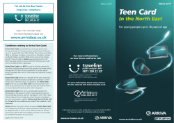 Teen Card - Arriva Bus