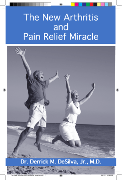 The New Arthritis and Pain Relief Miracle