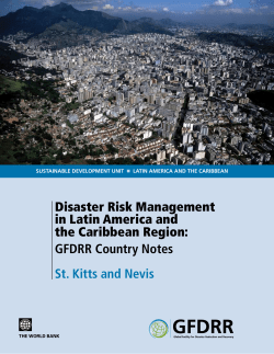 Disaster Risk Management in Latin America and the Caribbean