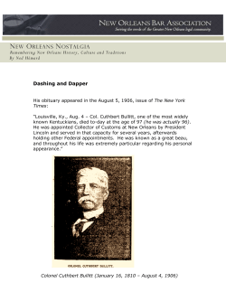Dashing and Dapper - New Orleans Bar Association