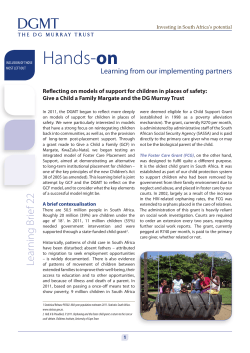Read more&hellip; - The DG Murray Trust