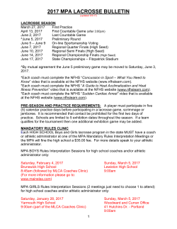 Bulletin - Maine Principals Association