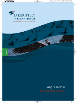 Doing Business in the Dominican Republic