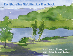 The Shoreline Stabilization Handbook for Lake Champlain