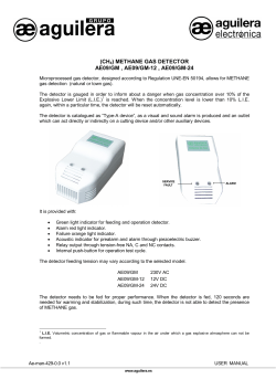(ch4) methane gas detector ae09/gm , ae09/gm-12 , ae09